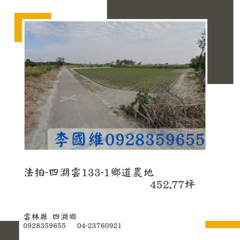 雲林四湖農地法拍-0