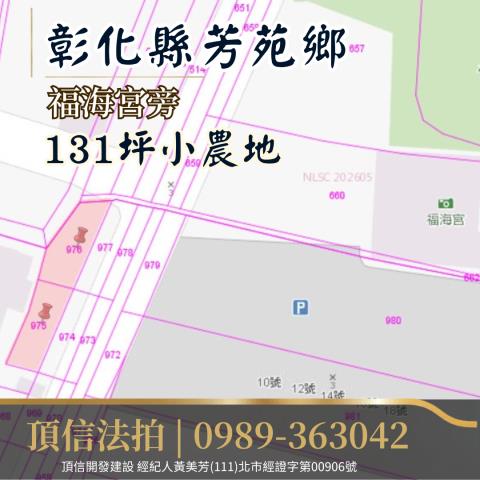 彰化芳苑農地法拍-3