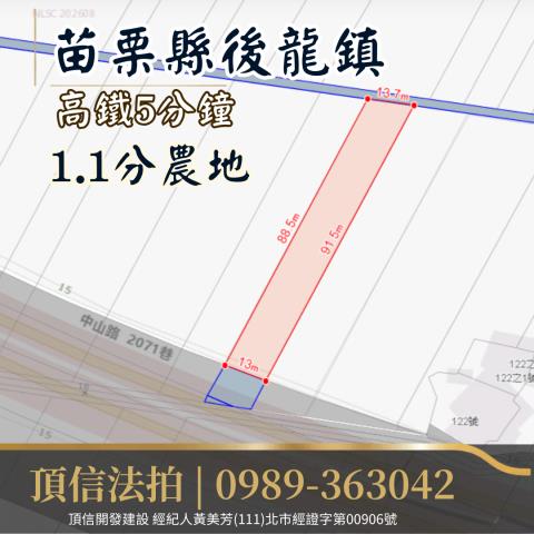 苗栗後龍拍賣農地-3